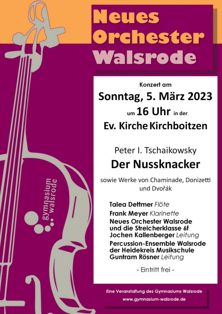 Konzert: Neues Orchester Walsrode und Streicherklasse 6f